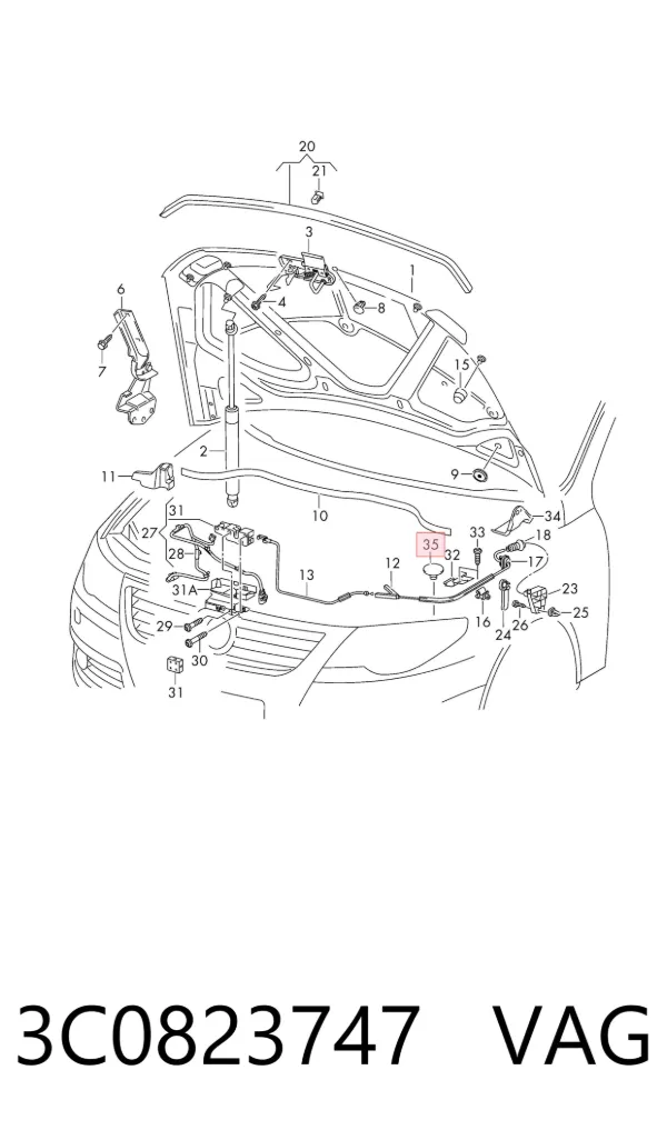  3C0823747 VAG