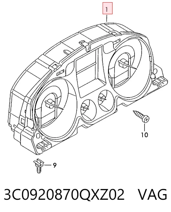 Cuadro instrumentos 3C0920870QXZ02 VAG