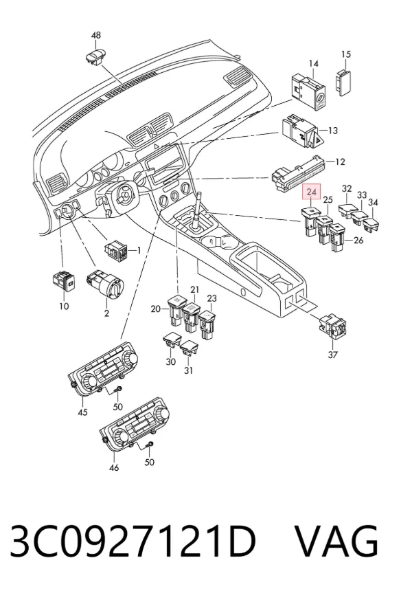  3C0927121D VAG