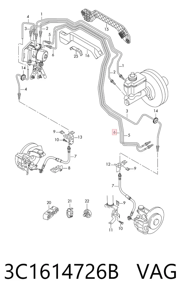  3C1614726B VAG