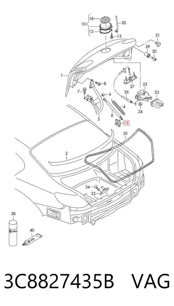  3C8827435B VAG