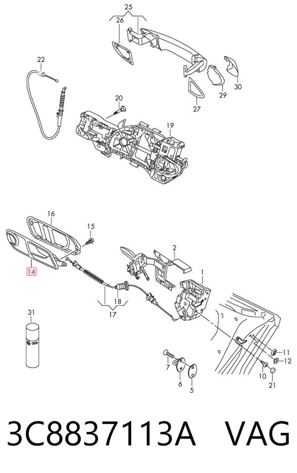  3C8837113A VAG