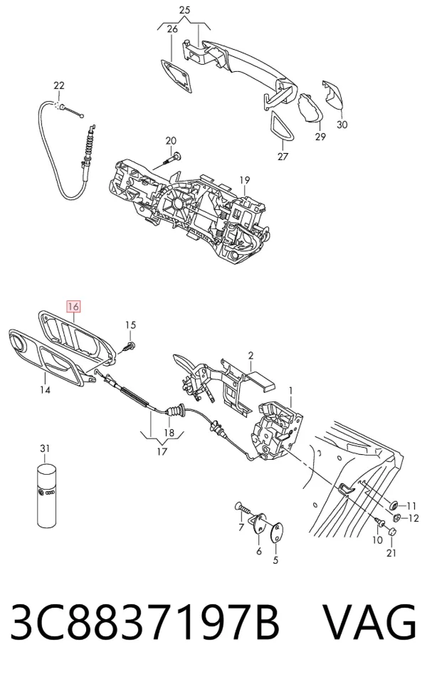  3C8837197B VAG