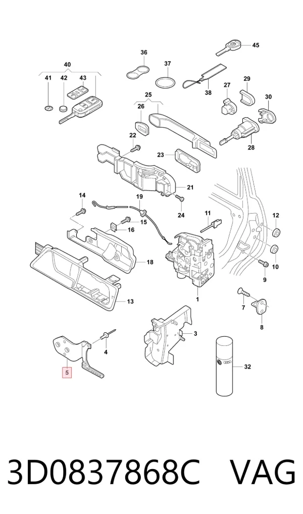  3D0837868C VAG