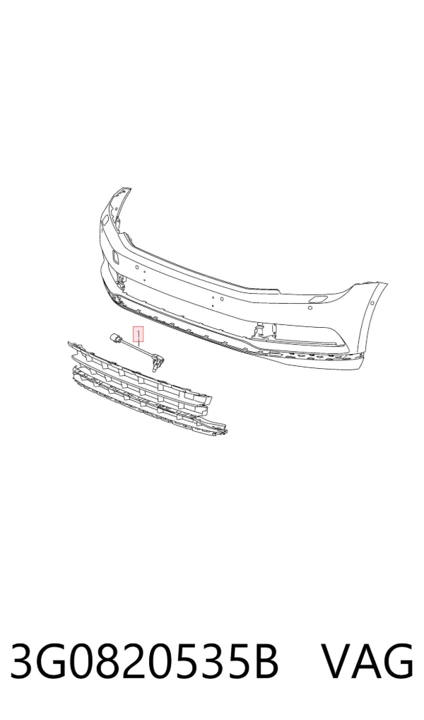 Sensor de temperatura ambiente 3G0820535B VAG