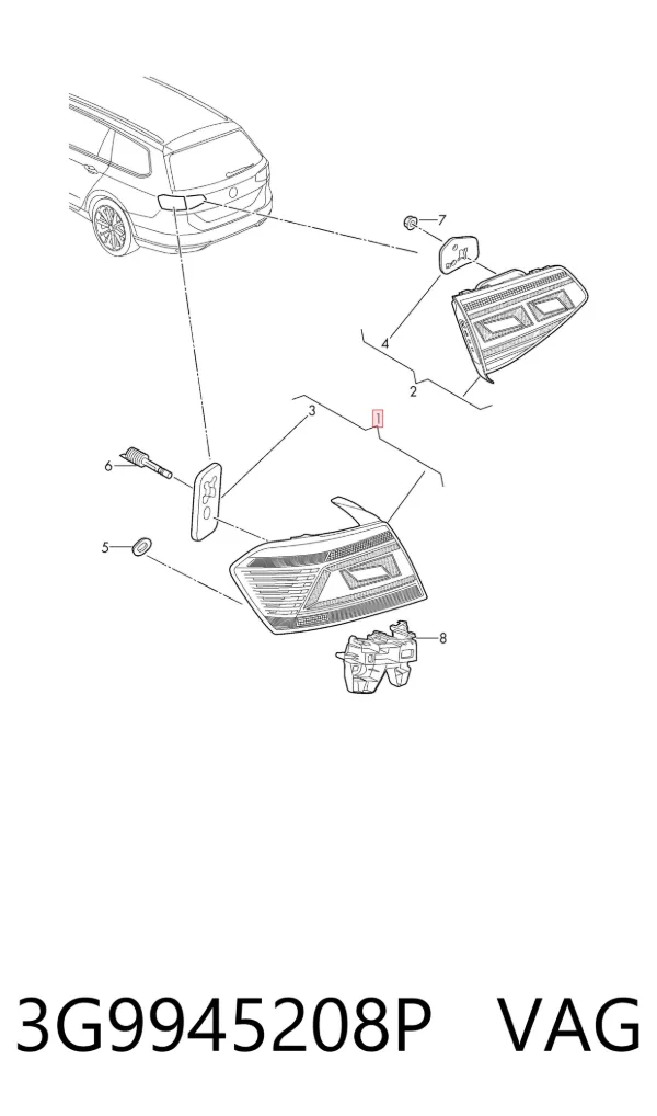  3G9945208P VAG
