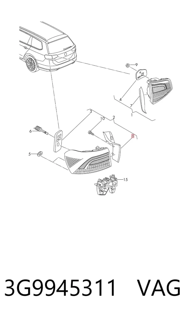  3G9945311 VAG
