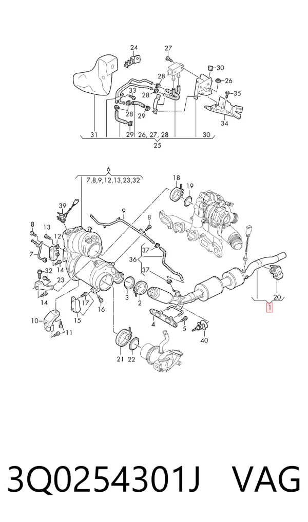 Catalizador Seat ATECA KH7, KHP