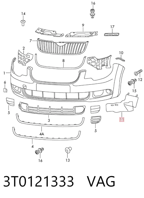  3T0121333 VAG