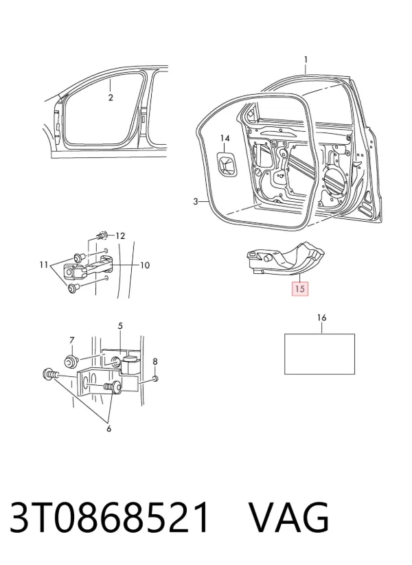  3T0868521 VAG