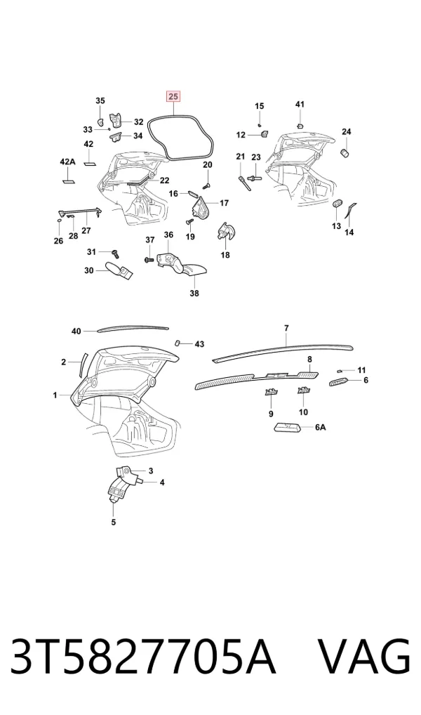  3T5827705A VAG