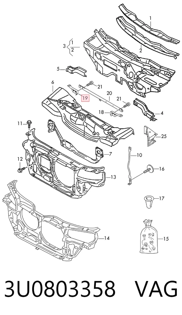  3U0803358 VAG