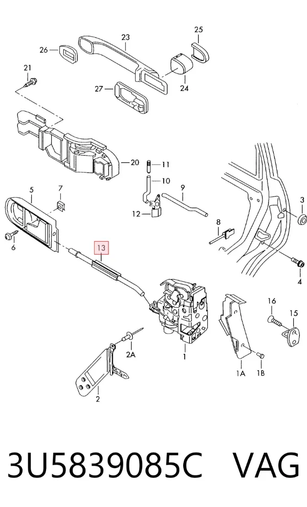  3U5839085C VAG