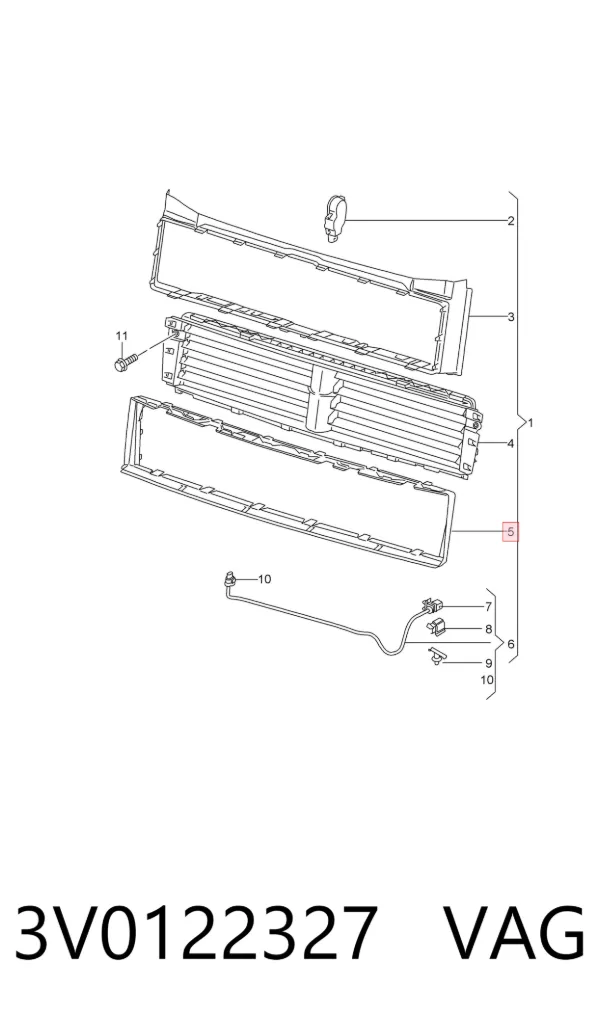  3V0122327 VAG