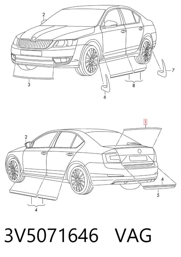  3V5071646 VAG