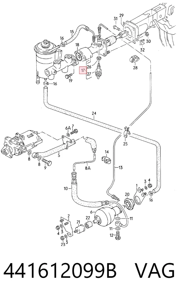Servofreno Audi 80 B4