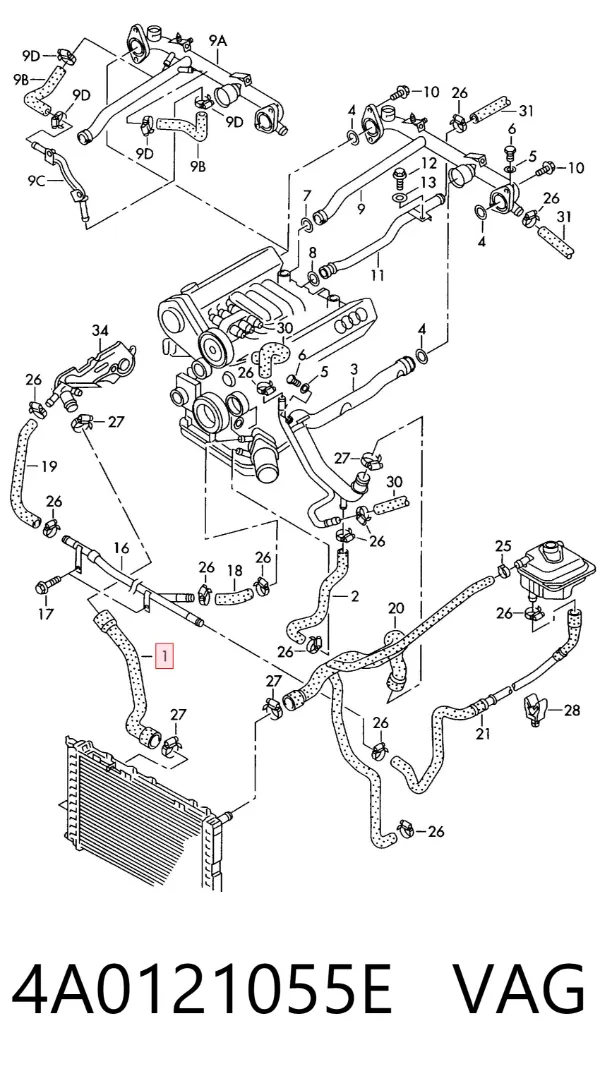  4A0121055E VAG