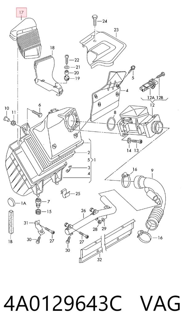  4A0129643C VAG