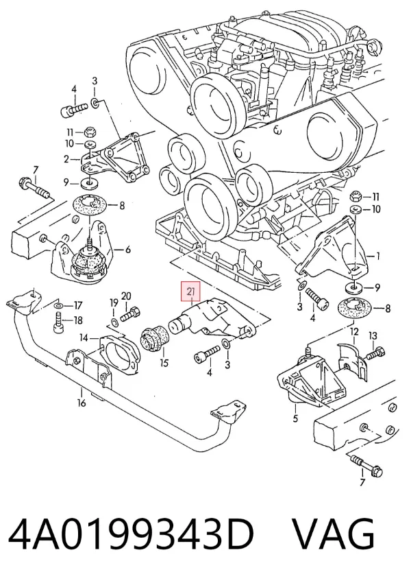  4A0199343D VAG