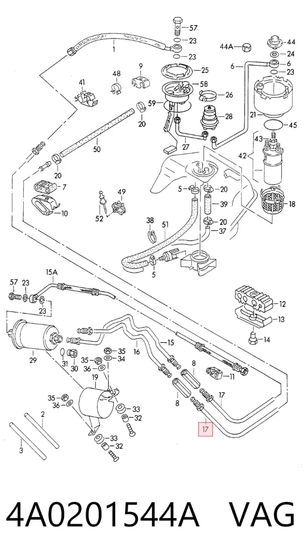  4A0201544A VAG