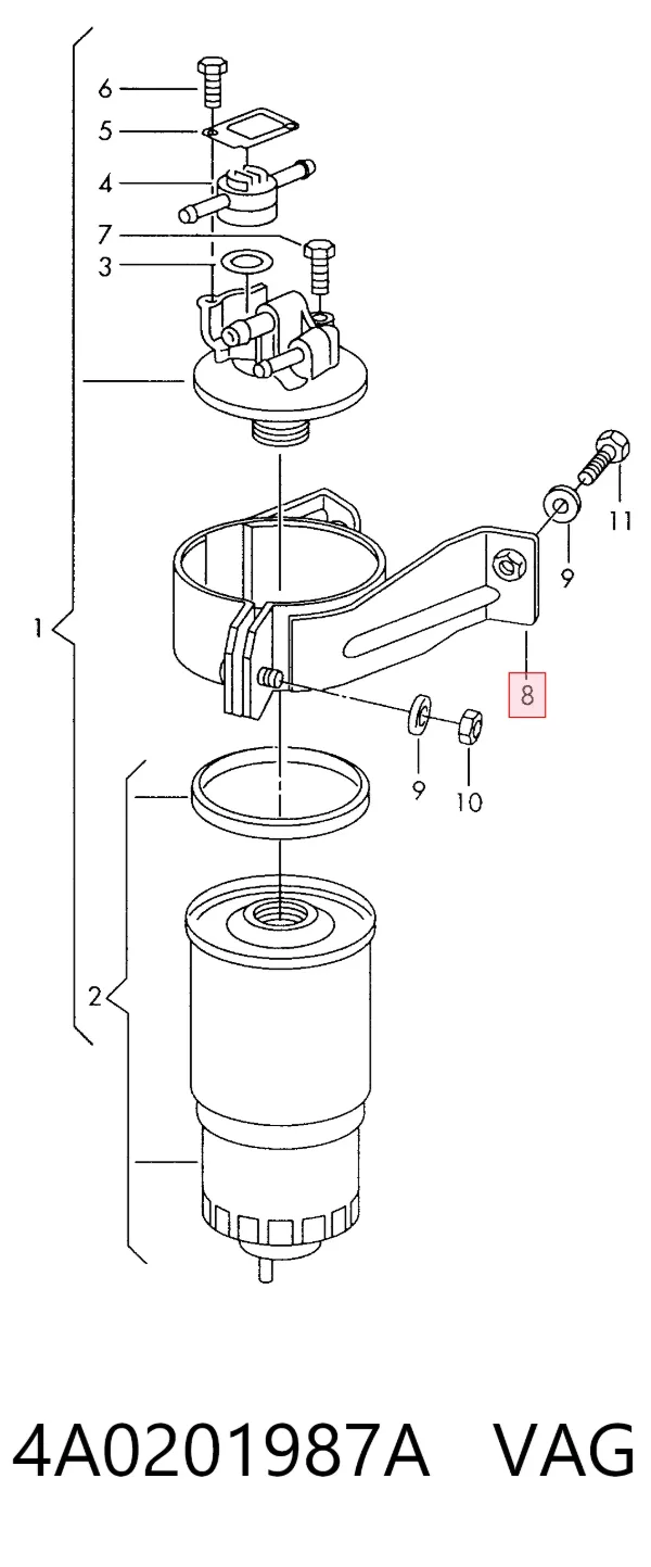  4A0201987A VAG