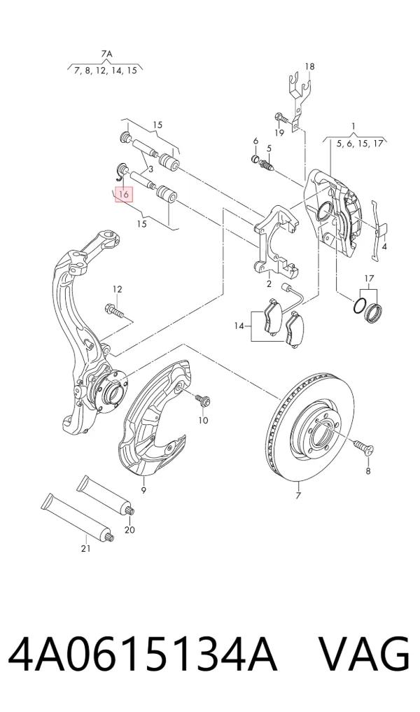  4A0615134A VAG