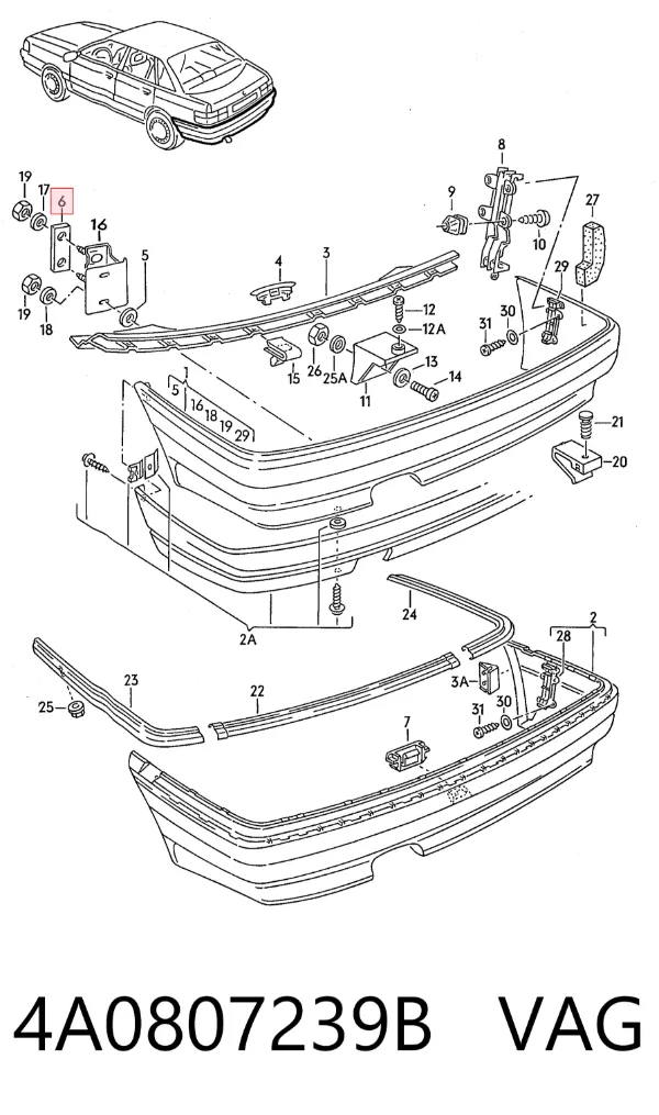  4A0807239B VAG