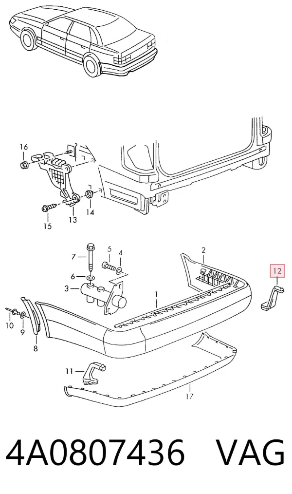  4A0807436 VAG