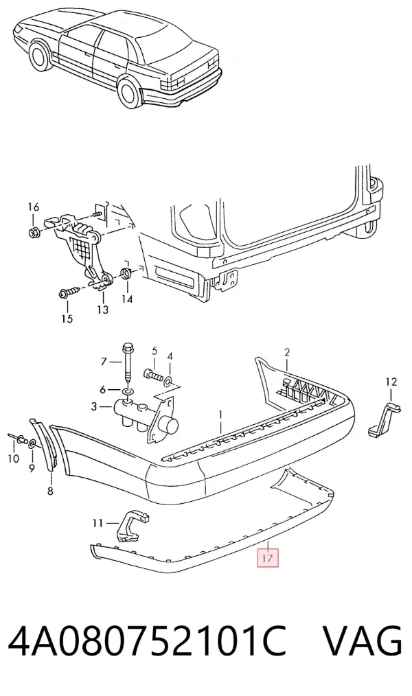  4A080752101C VAG