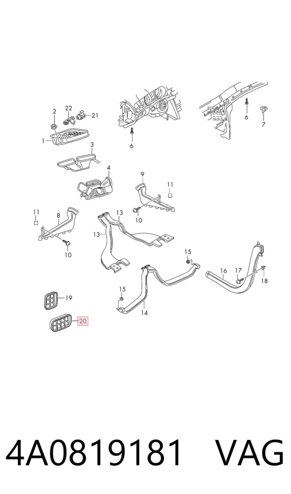  4A0819181 VAG