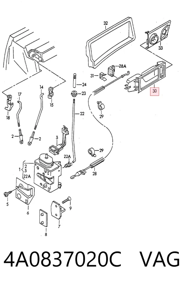  4A0837020C VAG