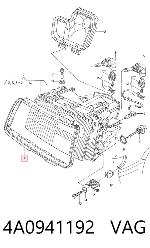  4A0941192 VAG