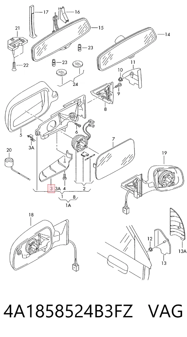  4A1858524B3FZ VAG
