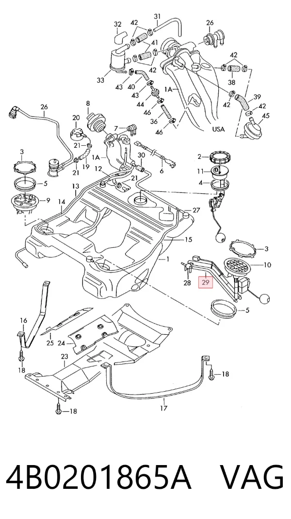  4B0201865A VAG