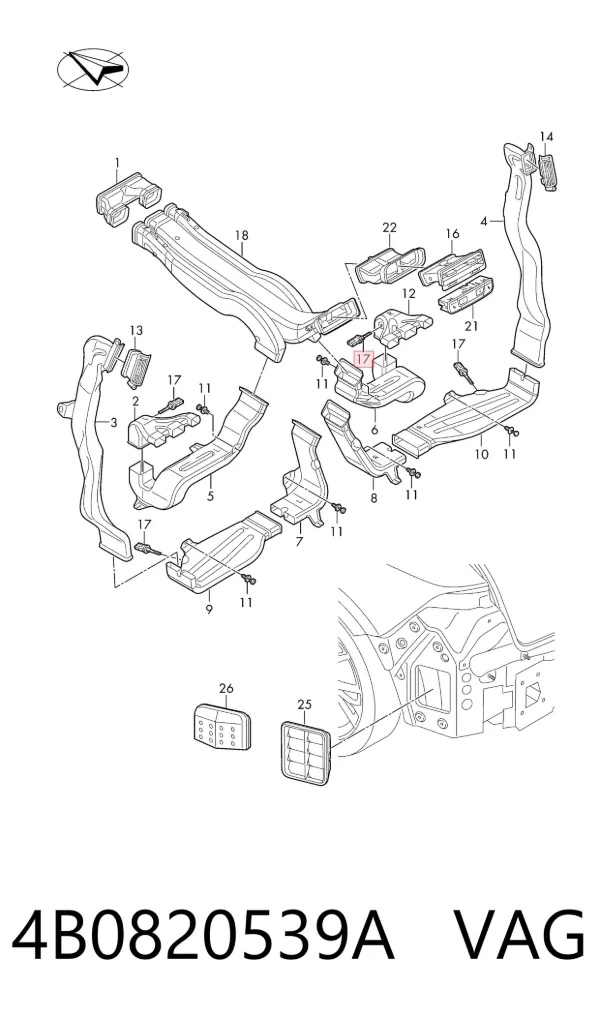  4B0820539A VAG