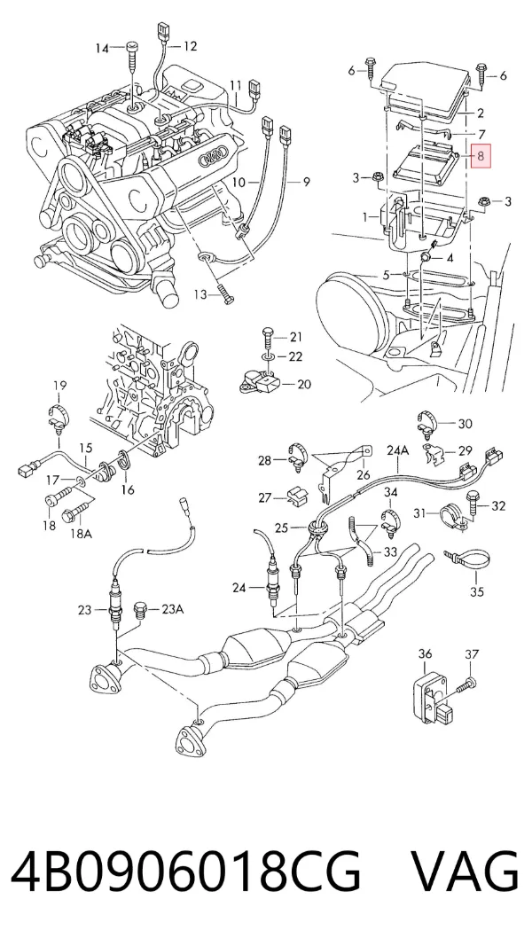 ECU 4B0906018CG VAG
