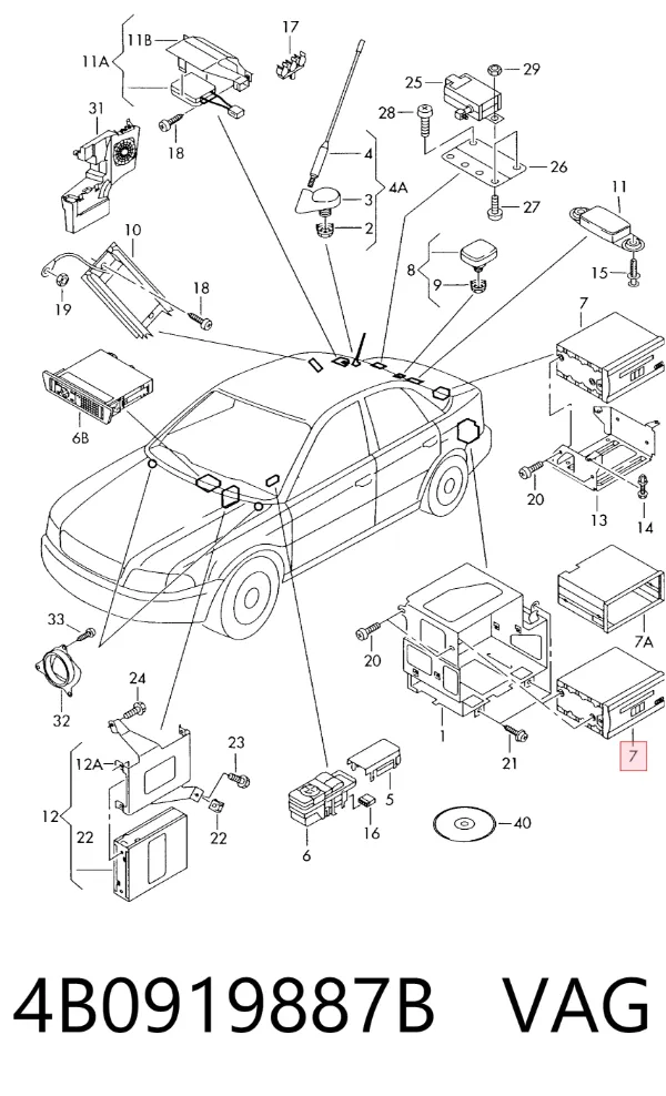 Pantalla Audi A6 Allroad C5