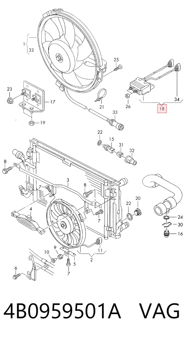  4B0959501A VAG