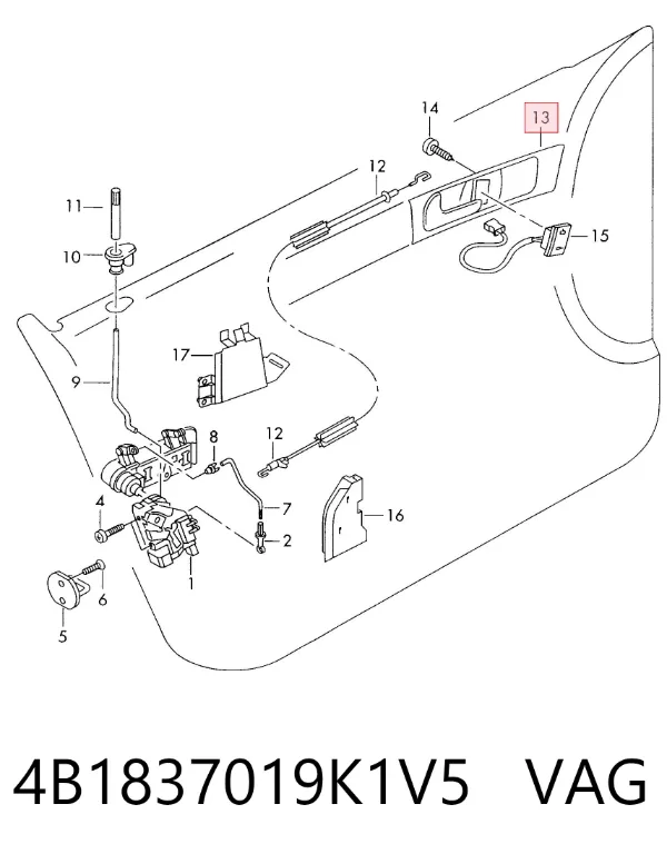  4B1837019K1V5 VAG