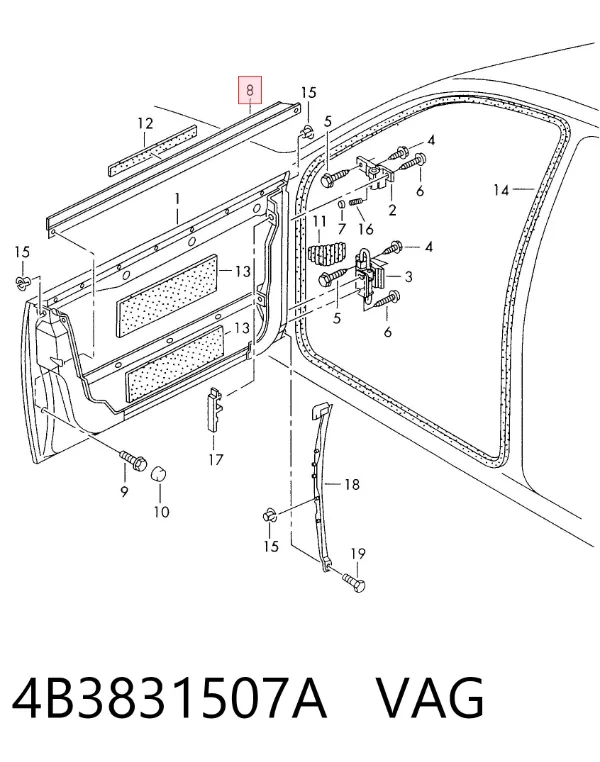  4B3831507A VAG