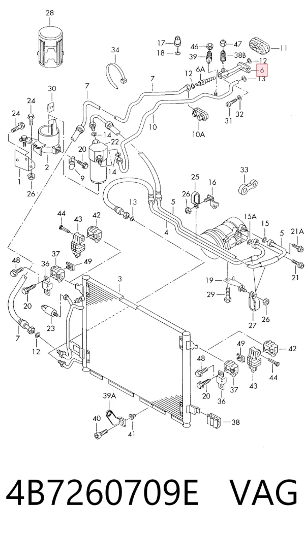  4B7260709E VAG