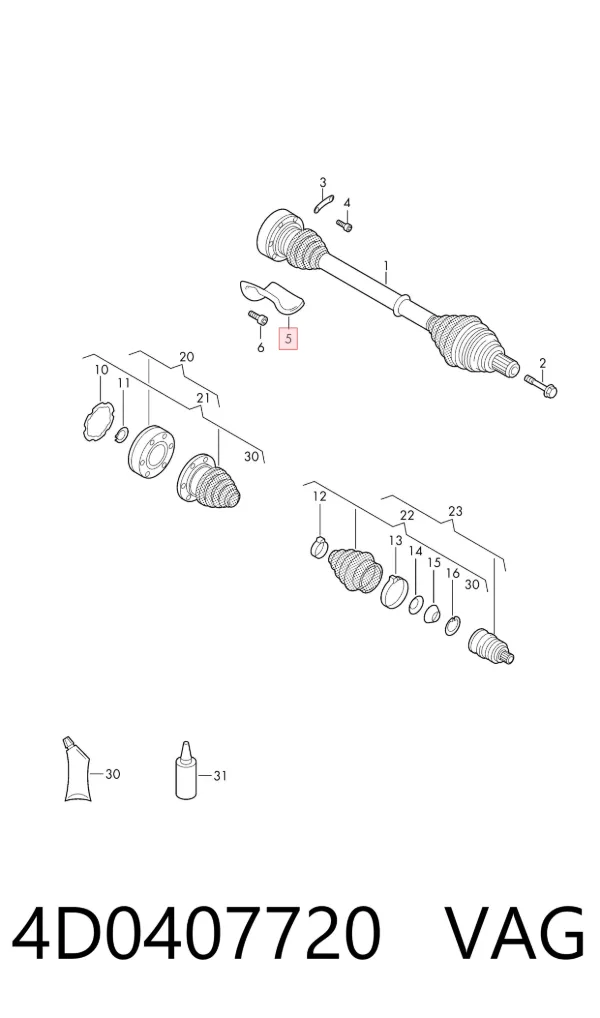  4D0407720 VAG