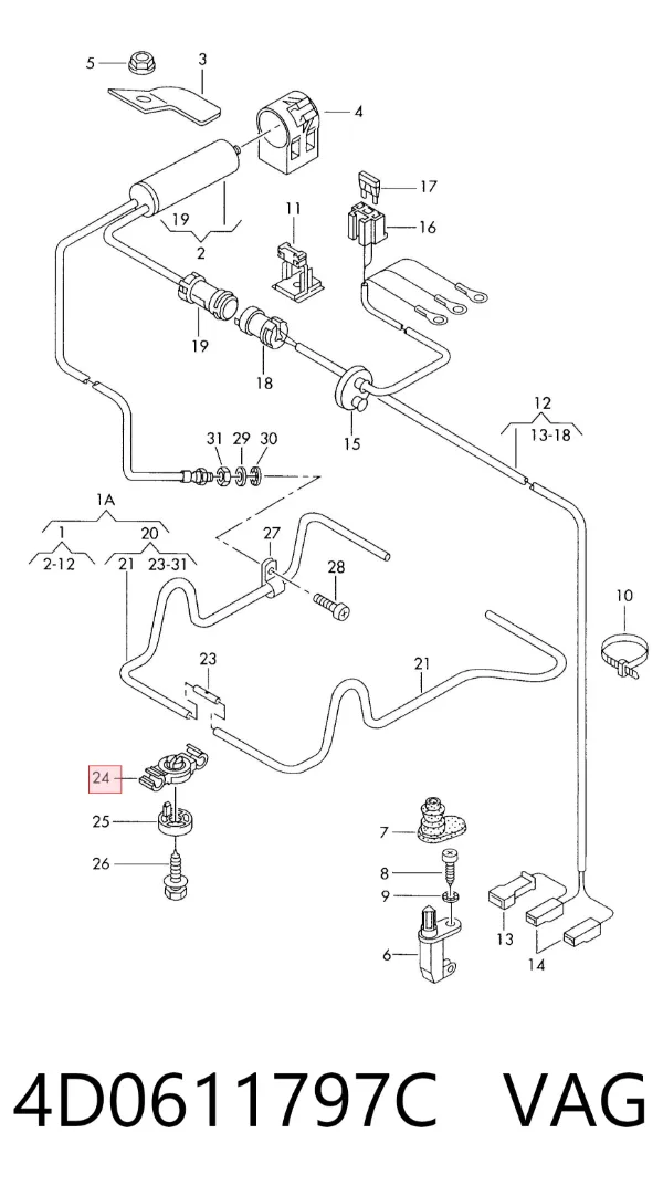  4D0611797C VAG