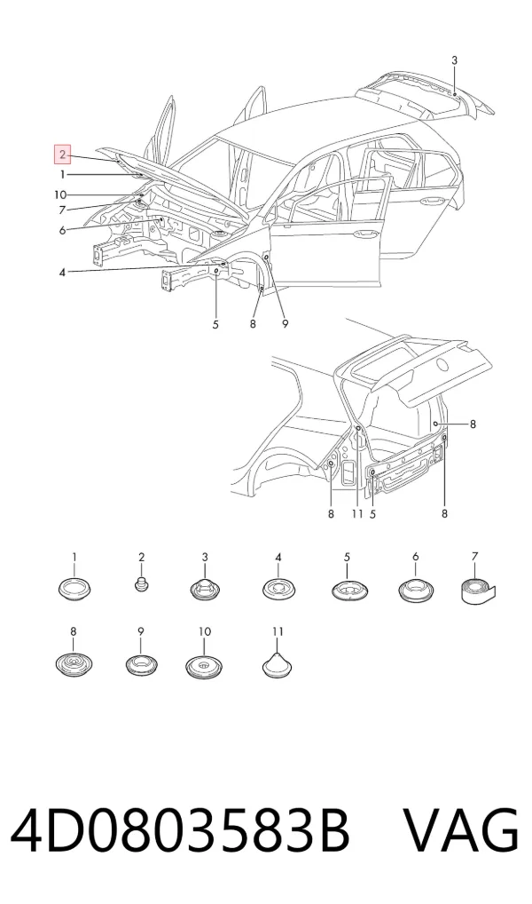  4D0803583B VAG