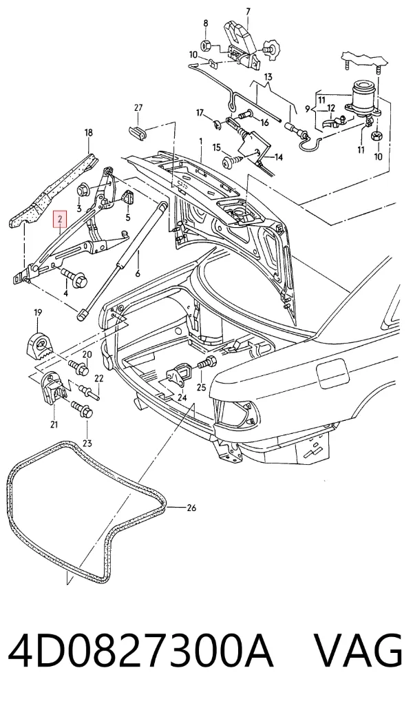  4D0827300A VAG