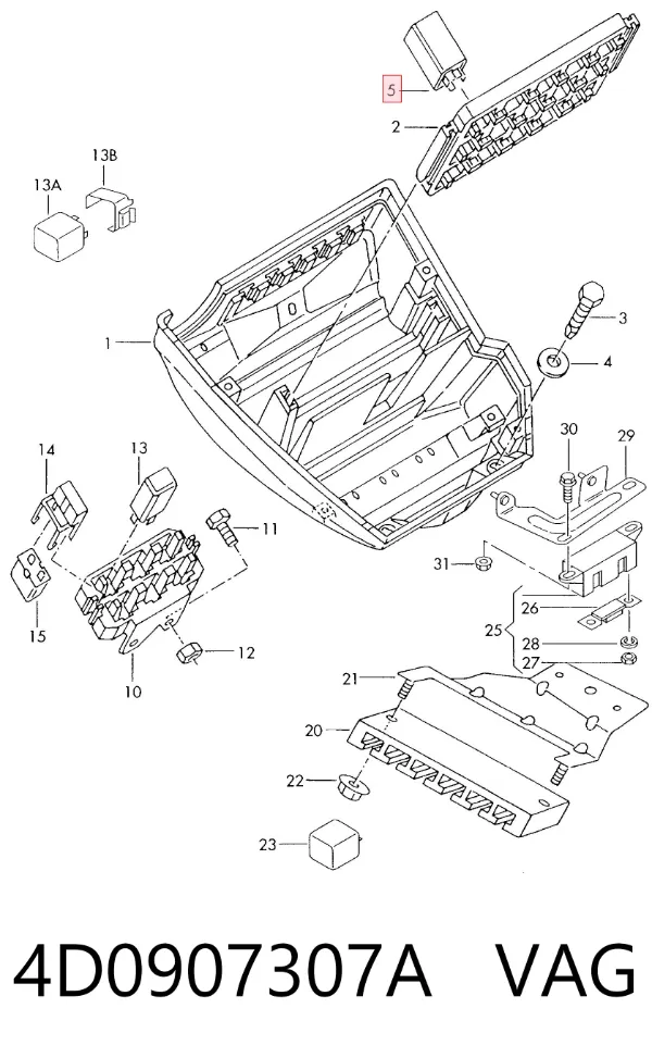  4D0907307A VAG