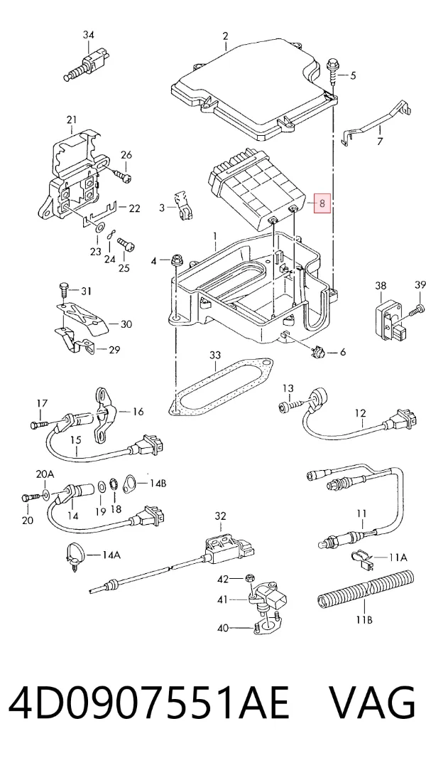 ECU 4D0907551AE VAG