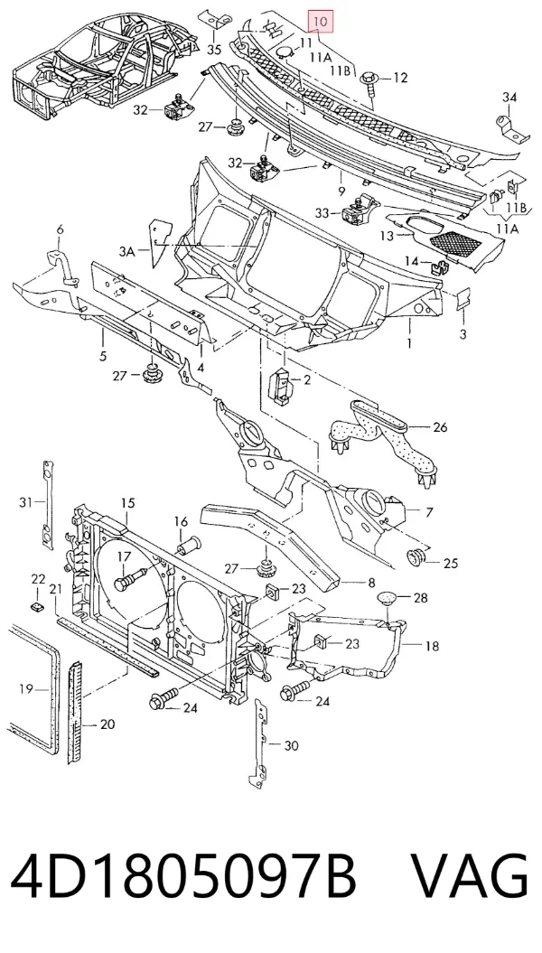  4D1805097B VAG