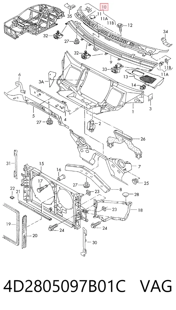  4D2805097B01C VAG
