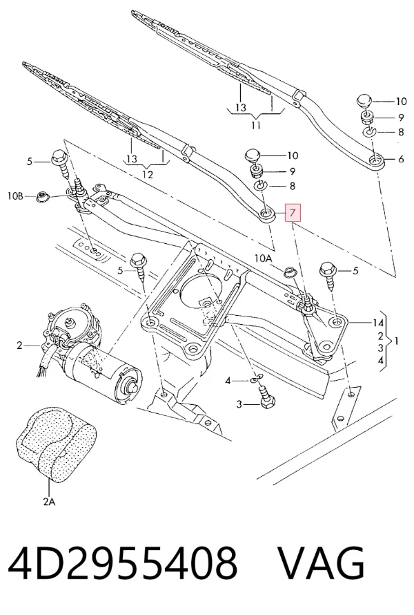  4D2955408 VAG